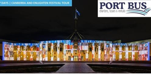 Canberra & the 2025 Enlighten Festival