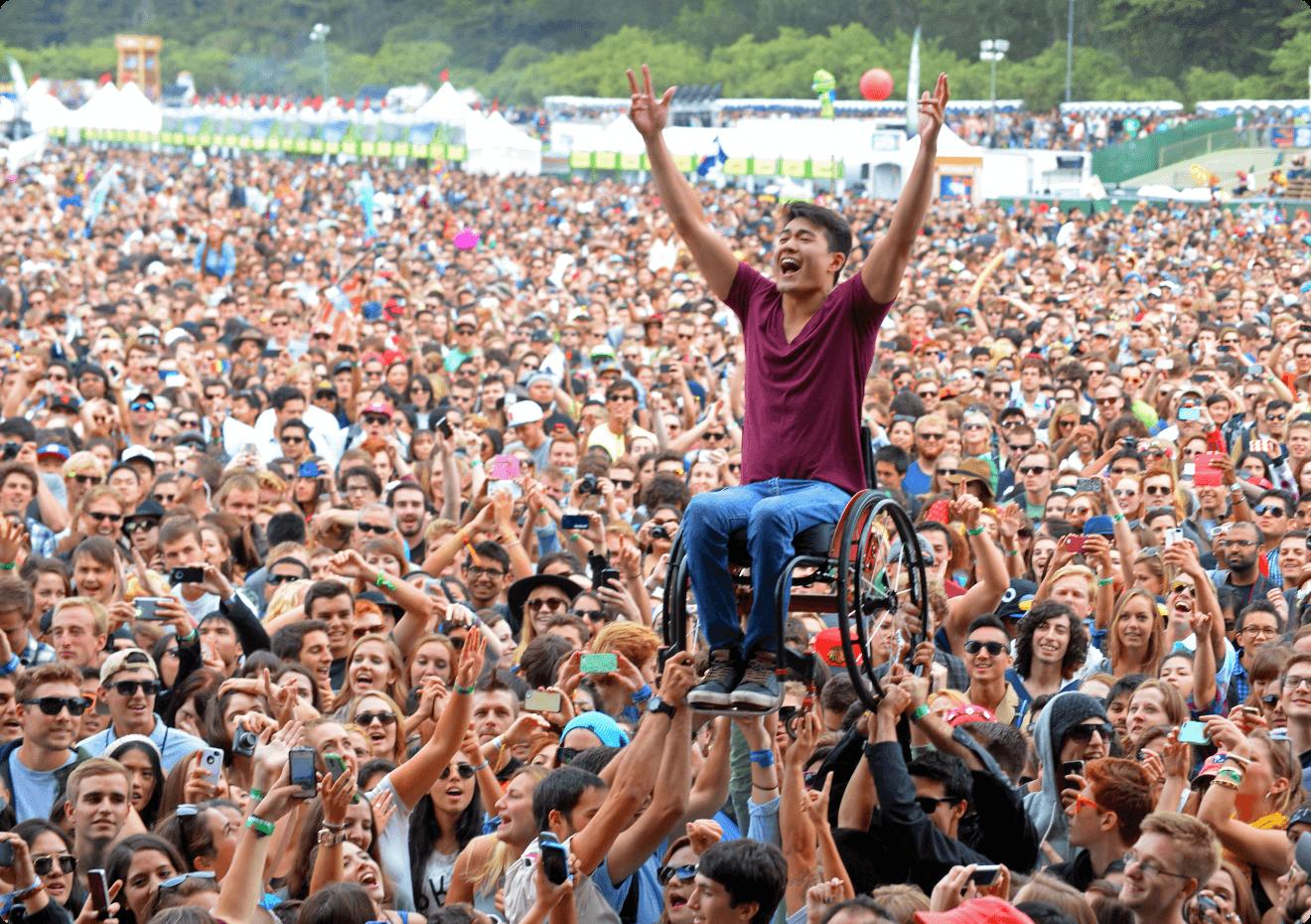 Accessible festival