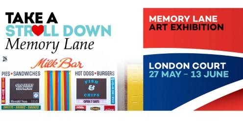 Memory Lane art exhibition at London Court