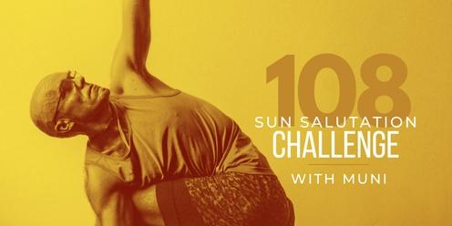 108 Sun Salutations challenge with Muni