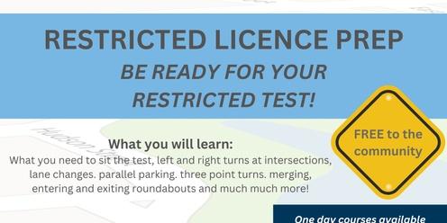Restricted Licence Prep