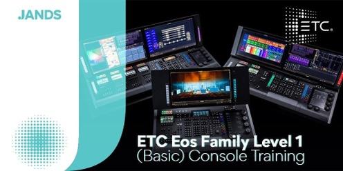 ETC Eos Family Level 1 (Basic) Console Training - Adelaide