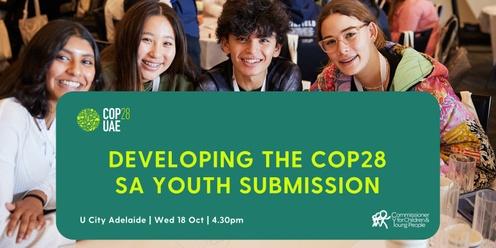 Developing the COP28 SA Youth Submission