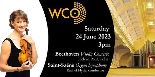 Wellington City Orchestra concert on 24 June 2023