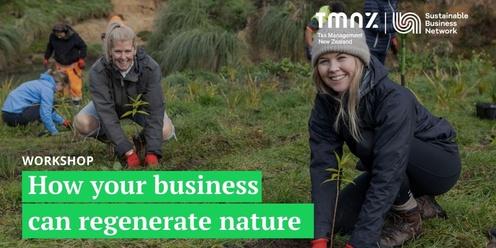 Workshop: How your business can regenerate nature 