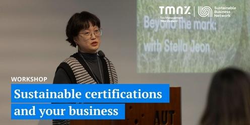 Workshop: Sustainable certifications and your business