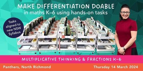 Make Differentiation Doable with Anita Chin | Multiplicative thinking & fractions | North Richmond