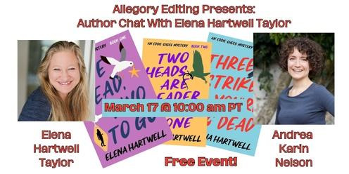 Author Chat with Elena Hartwell Taylor