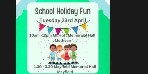 "School holiday fun", Mayfield 