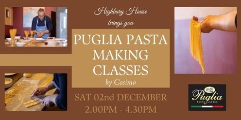 Puglia Pasta Making Classes 02/12/23 & 09/12/23 - Birkenhead