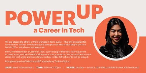PowerUp a Career in Tech - Getting your first role in the local tech sector