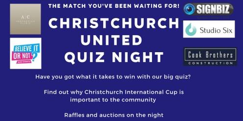 Christchurch United FC Quiz Night