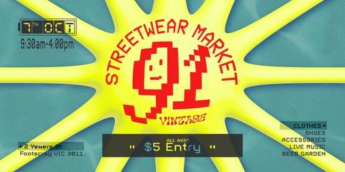 91 Vintage Streetwear Market @ The Line October 7th
