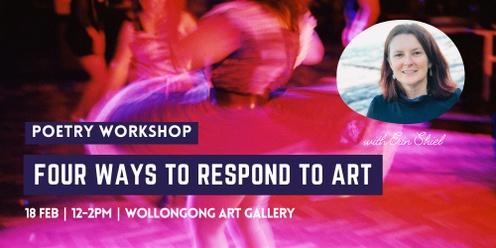 Poetry Workshop: Four Ways to Respond to Art