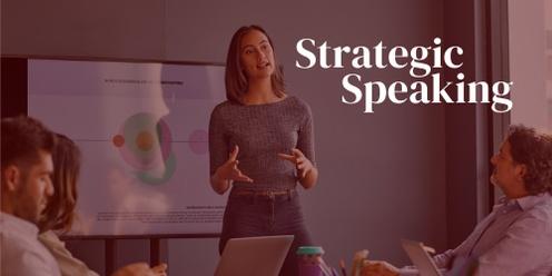 Strategic Speaking four-week course