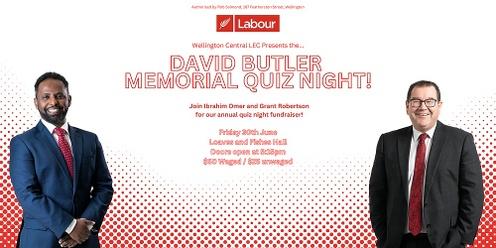 David Butler Memorial Quiz Night