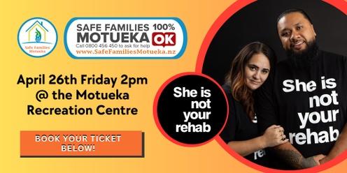 Safe Familes Motueka presents She's Not Your Rehab with Matt & Sarah Brown